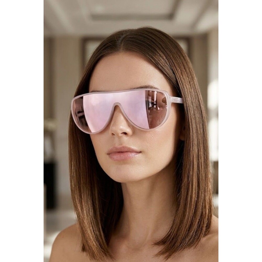 Circus NY by Sam Edelman Aviator Mirrored Sunglasses Pink Festival134.5mm New